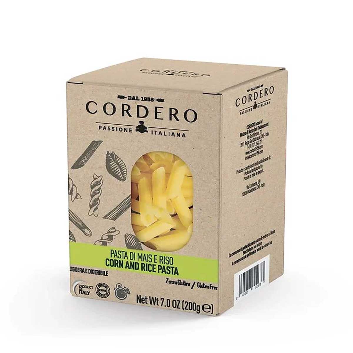 Gluten Free Pasta-Corn & Rice-Cordero